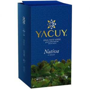 Erva Mate Yacuy Nativa Vácuo 1 kg Caixa com 10 unidades